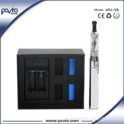pure cigarette vapor e smoking ego-v6 e cig kit with variable voltage